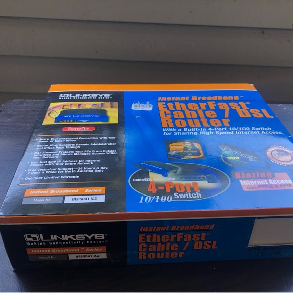 Linksys Instant Broadband EtherFast Cable/DSL Router- BEFSR41 V.2 - Picture 4 of 10